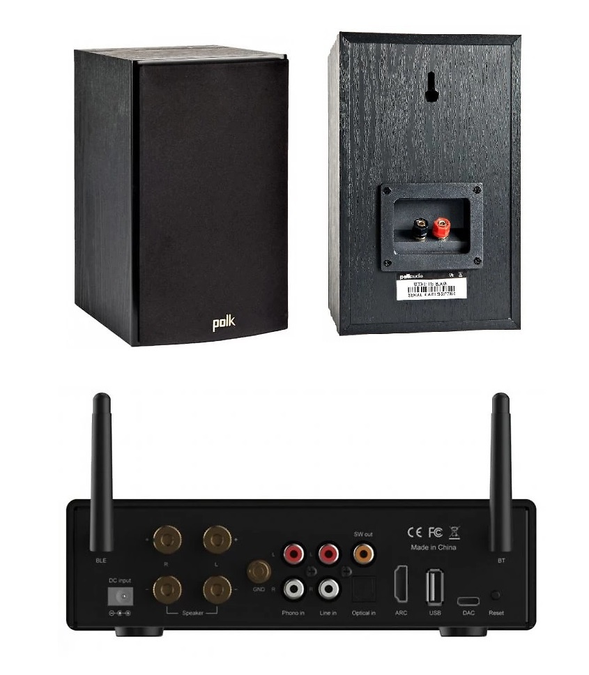 ARYLIC B50 + CAJAS POLK T15 