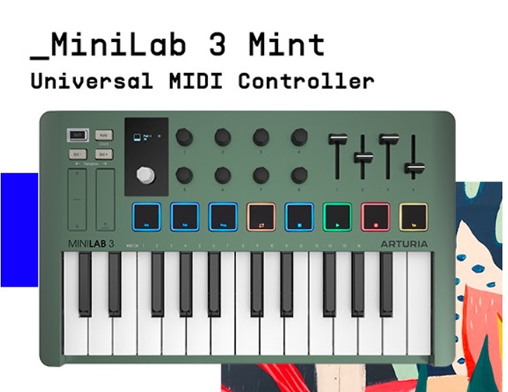 Arturia MiniLab 3 Mint 