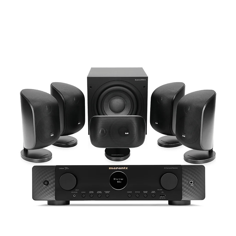 Bowers Wilkins MT50 + CINEMA70 negro 