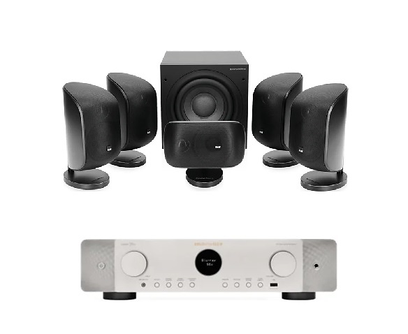 Bowers Wilkins MT50 + CINEMA70 silver/negro 