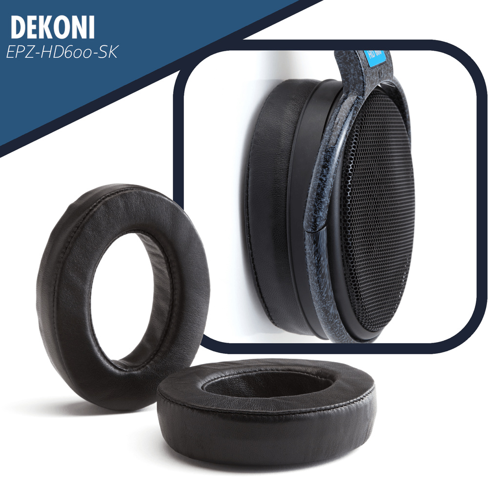 Dekoni Elite Sheepskin Almohadillas de repuesto para Sennheiser HD600 Series 