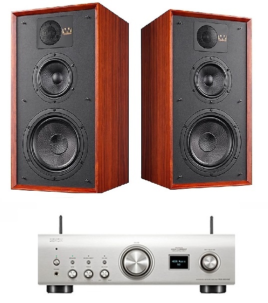 Denon PMA-900HNE + Linton silver/mahogany 