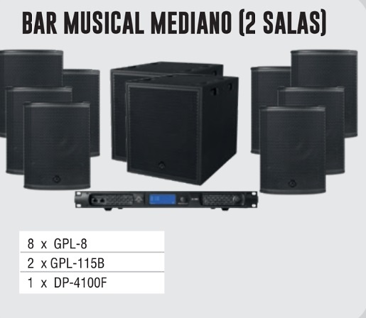 EQUIPO BAR MUSICAL MEDIANO 