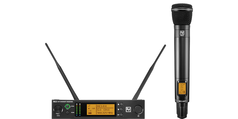 Electro-Voice RE3-ND96-5H Micrófono Inalámbrico Supercardioide de Mano Banda 5H (560 MHz – 596 MHz) Electro-Voice RE3-ND96-5H Micrófono Inalámbrico Supercardioide de Mano Banda 5H (560 MHz – 596 MHz)