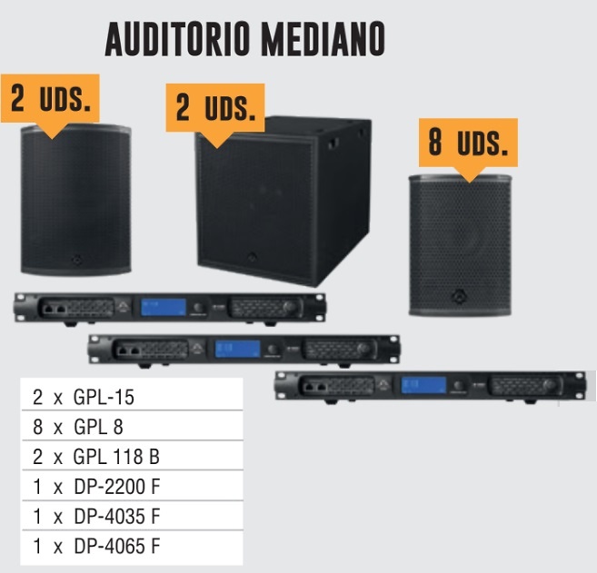 Equipo Auditorio Mediano 