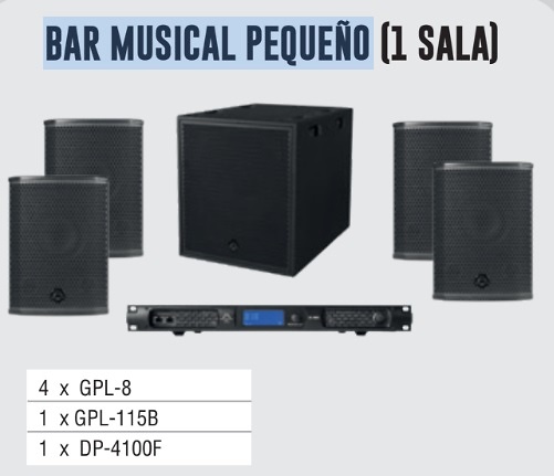 Equipo BAR MUSICAL PEQUEÑ0 