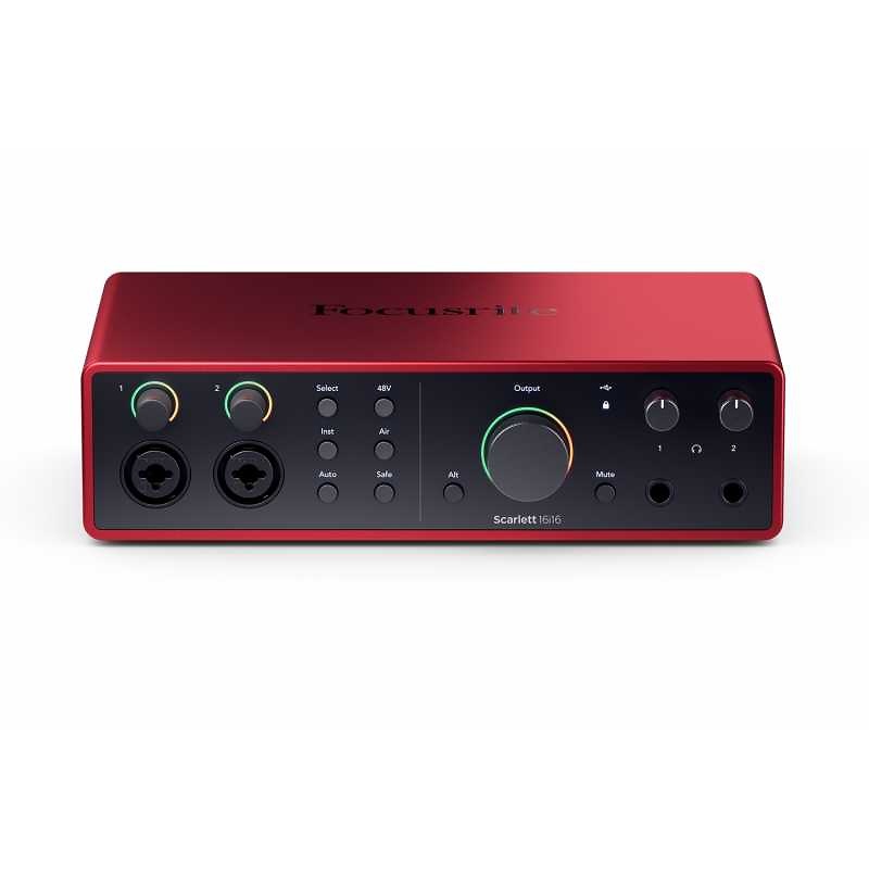 Interfaz de audio Focusrite Scarlett 16i16 Interfaz de audio Scarlett 16i16