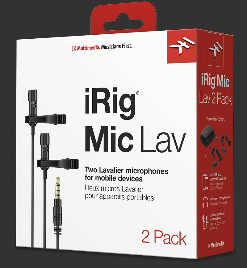 IK Multimedia iRig Mic Lav Pack 2 