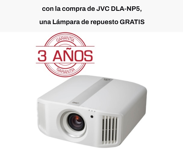 JVC DLA-NP5 B/W + lámpara de regalo 