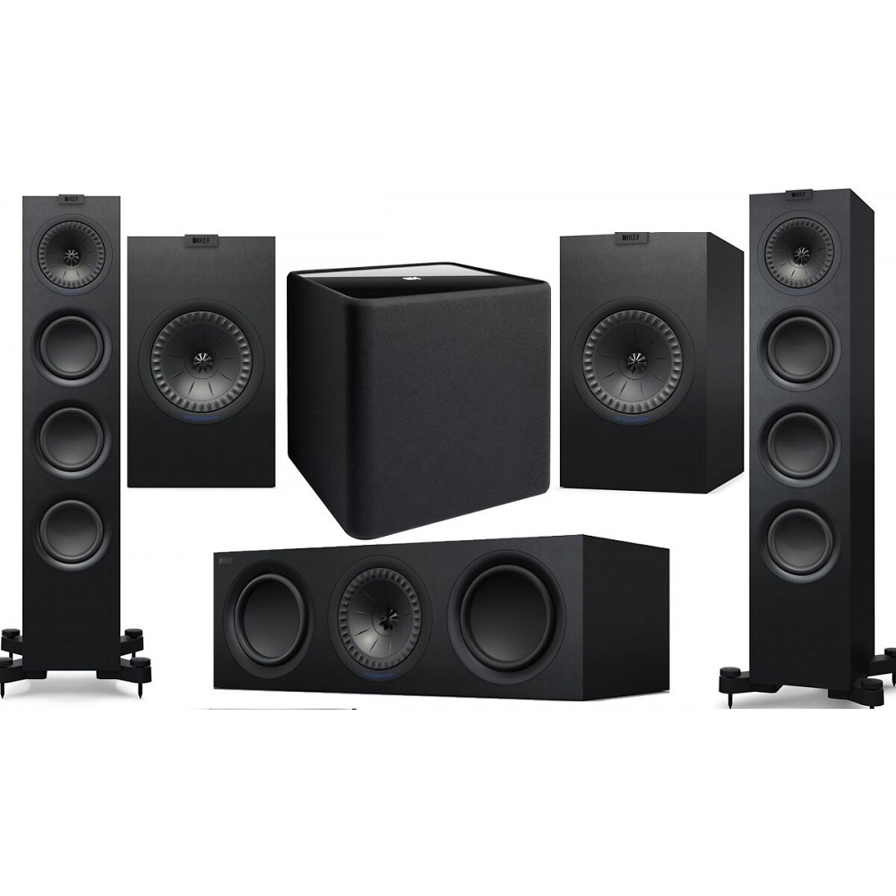 Q550 cinema pack Conjunto de altavoces KEF Q550 cinema pack con subwoofer