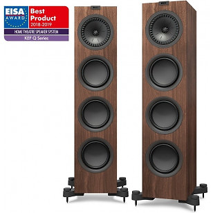 KEF Q750 (pareja) B-Stock nogal 