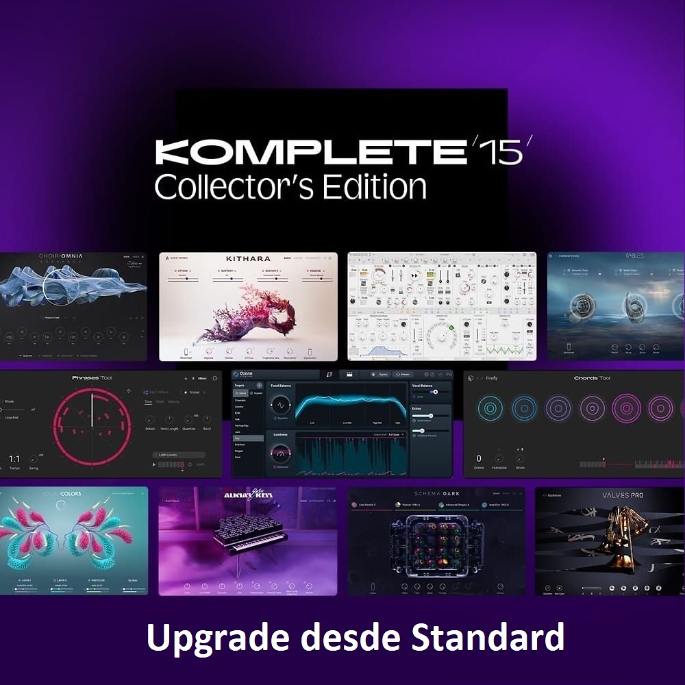 KOMPLETE 15 COLLECTOR’S EDITION desde Komplete Standard 8-15 