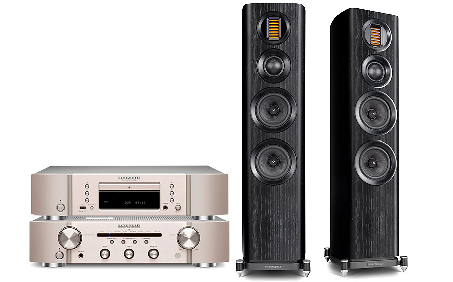 MARANTZ PM6007 + CD6007 + Altavoces EVO4.3 silver/negro 