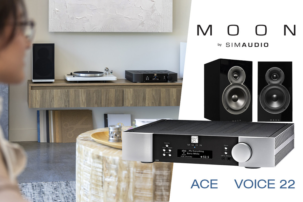 Moon ACE + Voice 22 negro/silver 