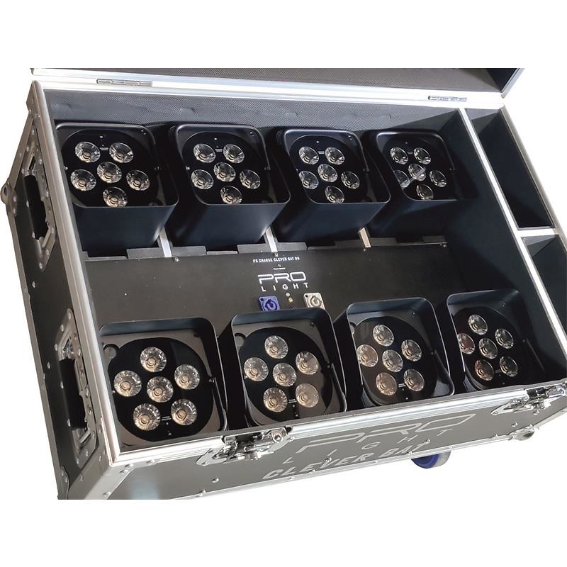 ProLight PACK 8 x CLEVER BAT + Flightcase 