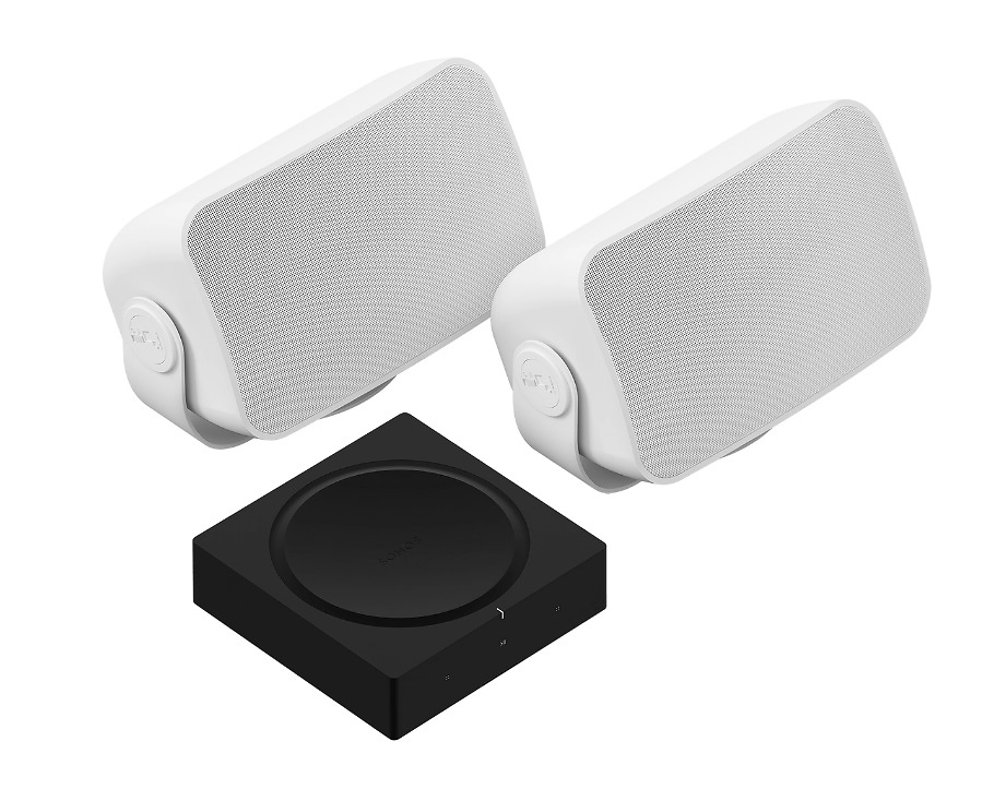 Sonos Amp + Sonos Outdoor negro/blanco 