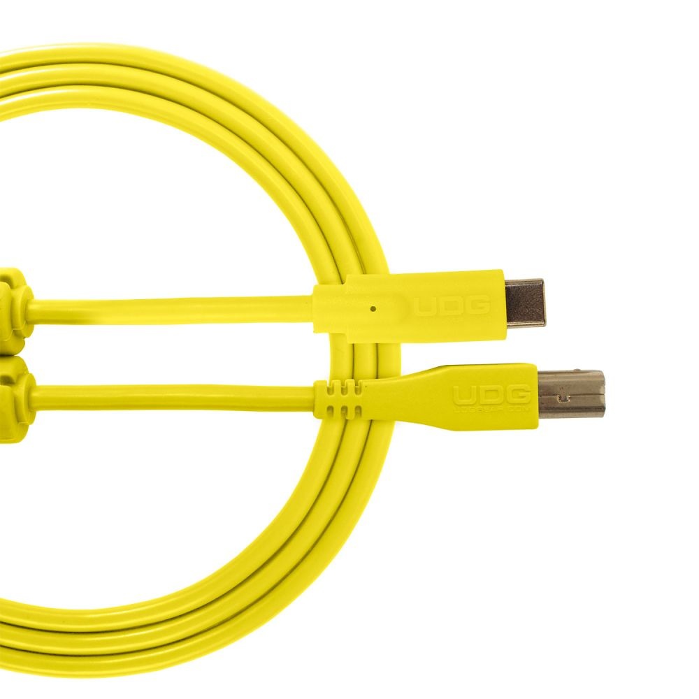 UDG U96001 - CABLE USB 2.0 C-B RECTO amarillo 