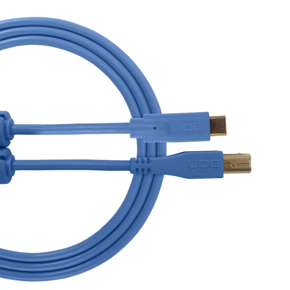 UDG U96001 - CABLE USB 2.0 C-B RECTO azul 