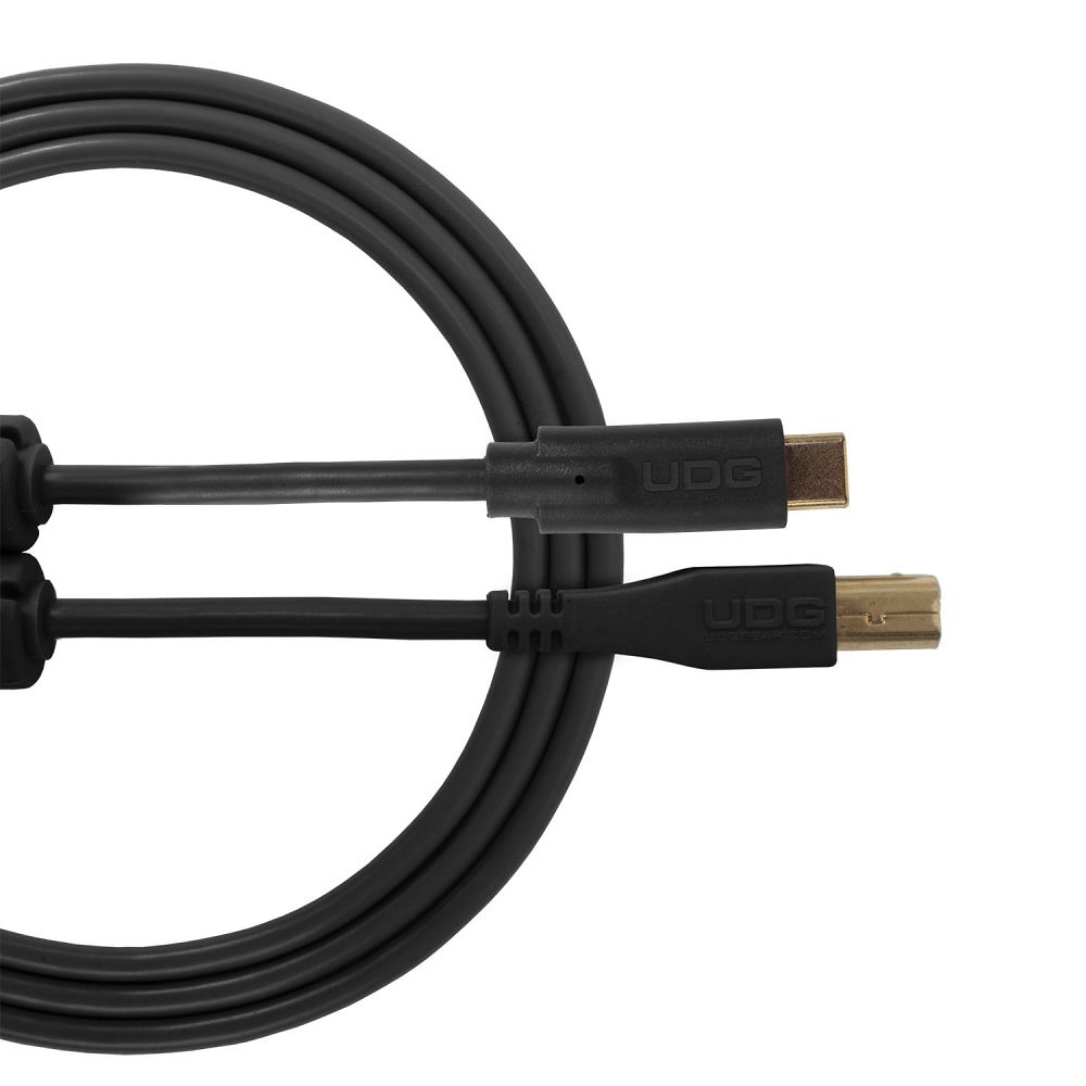 UDG U96001 - CABLE USB 2.0 C-B RECTO negro 