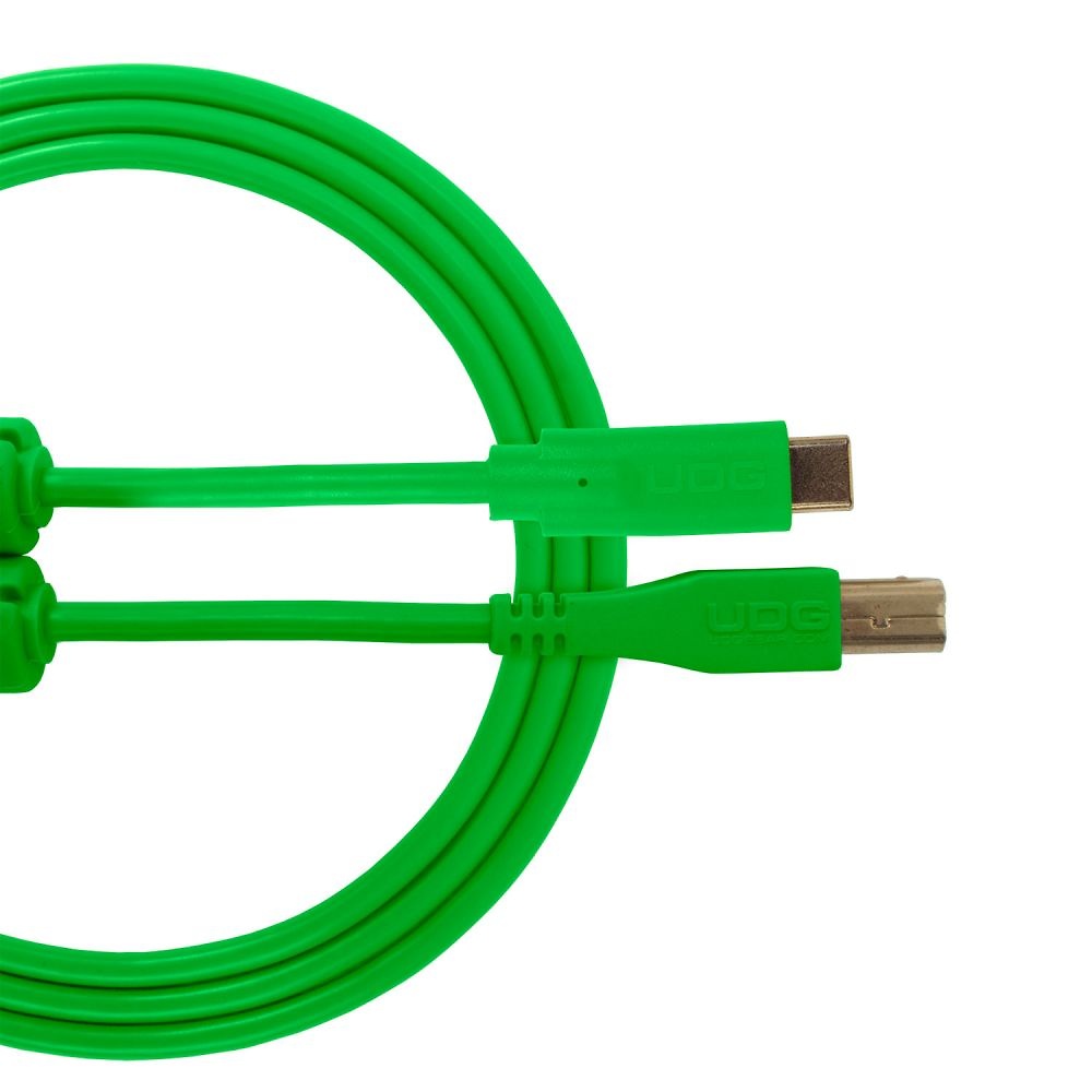 UDG U96001 - CABLE USB 2.0 C-B RECTO verde 