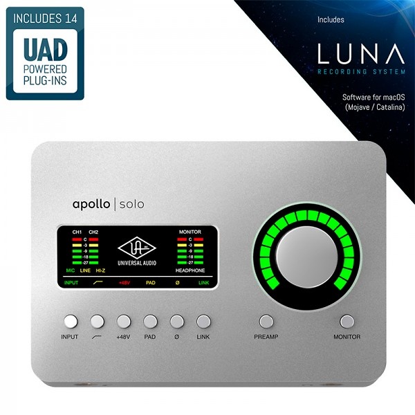 Universal Audio Apollo Solo TB3 Universal Audio Apollo Solo TB3