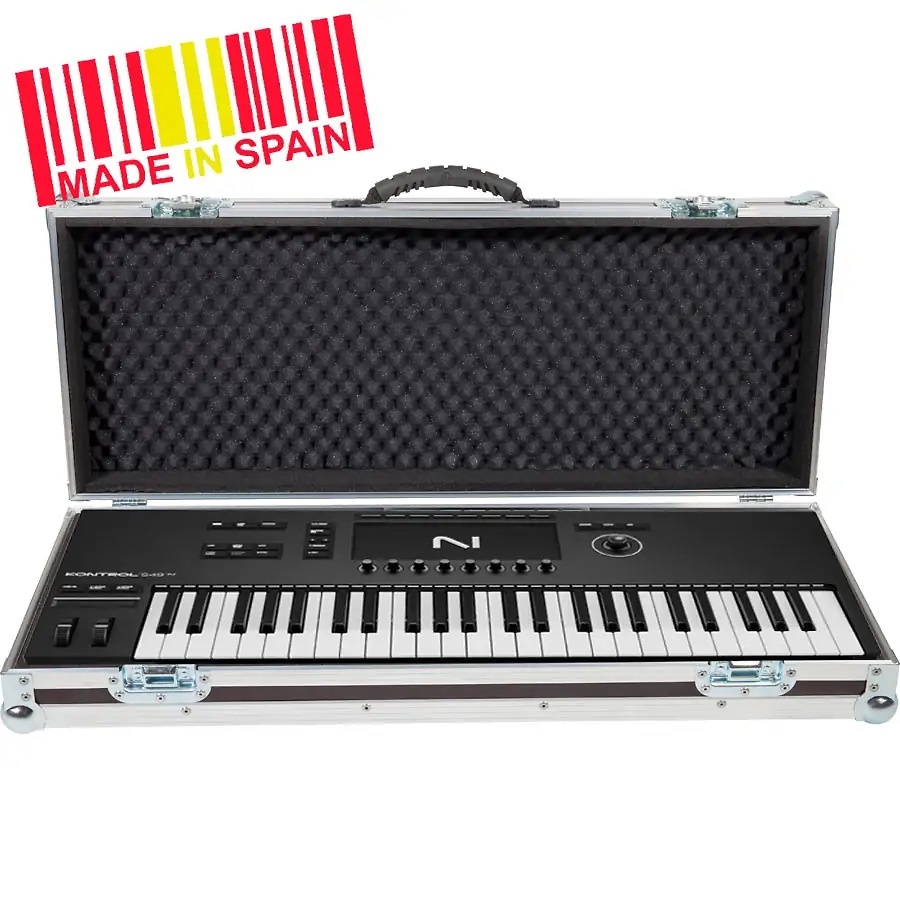 WC-S49MK3-ESP: Flight case Teclado para Native Instruments® KONTROL S49MK3 WC-S49MK3-ESP: Flight case Teclado para Native Instruments® KONTROL S49MK3