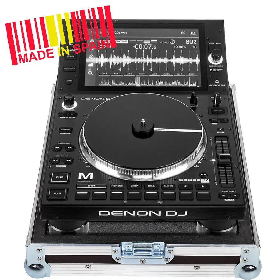 WC-SC6000MK2-ESP Flight case Compact disc Denondj® SC6000/M Plata WC-SC6000MK2-ESP: Flight case Compact disc Denondj® SC6000/M Plata