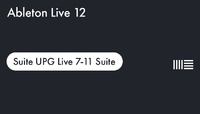 LIVE 12 SUITE Actualización desde 7-11 