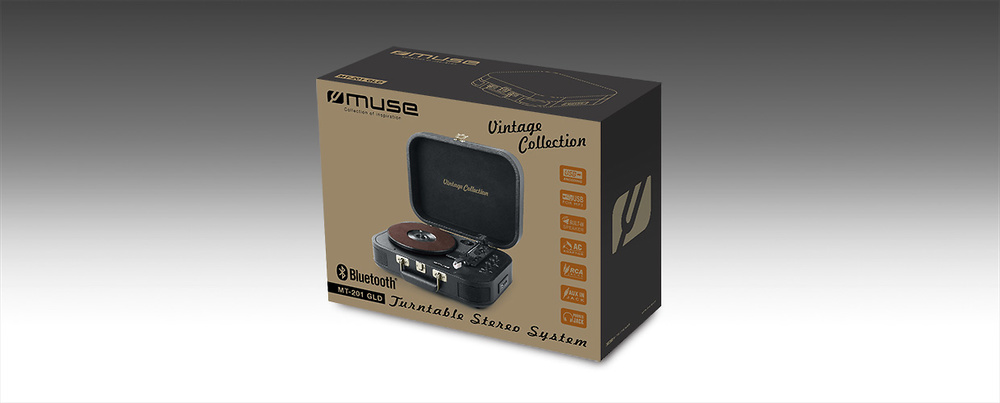 Muse MT-201 BTB - Giradiscos Muse Tres velocidades, Bluetooth, USB y Lector  de Tarjetas SD, Rosa : : Electrónica